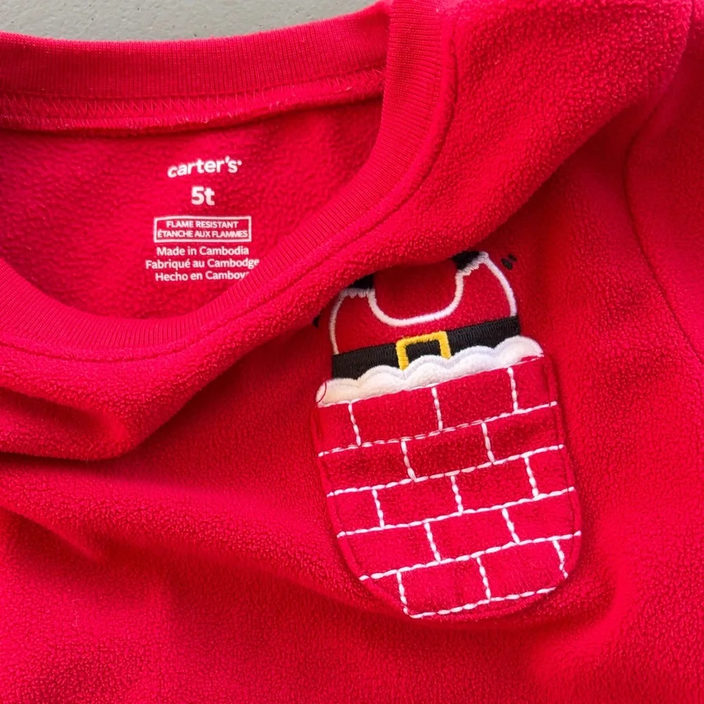 Carter's Christmas Santa Pajama Set Size 5T